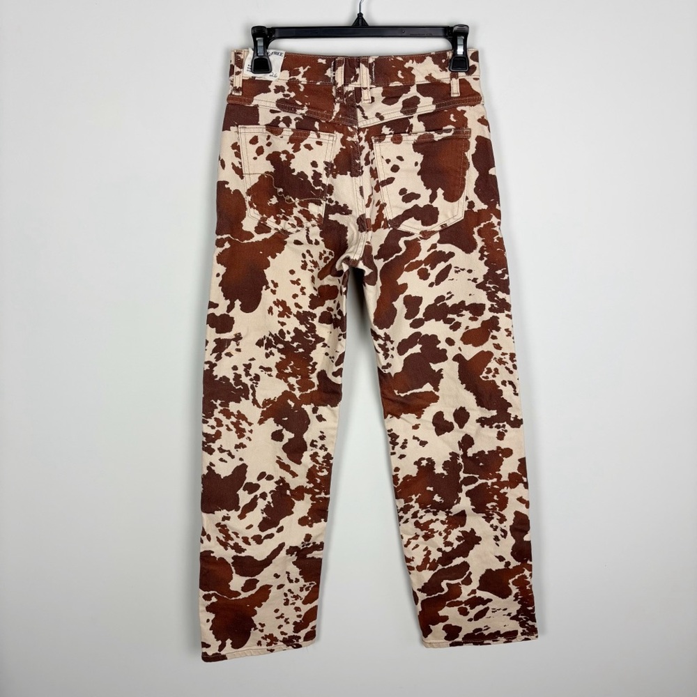 Free People Risk Taker Printed Wide Leg in Tea Combo Size 26 - Picture 7 of 16